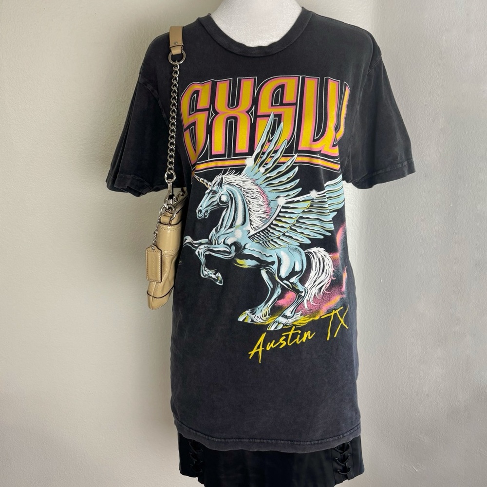 SXSW Austin Texas Pegasus Graphic Tee – Size Small